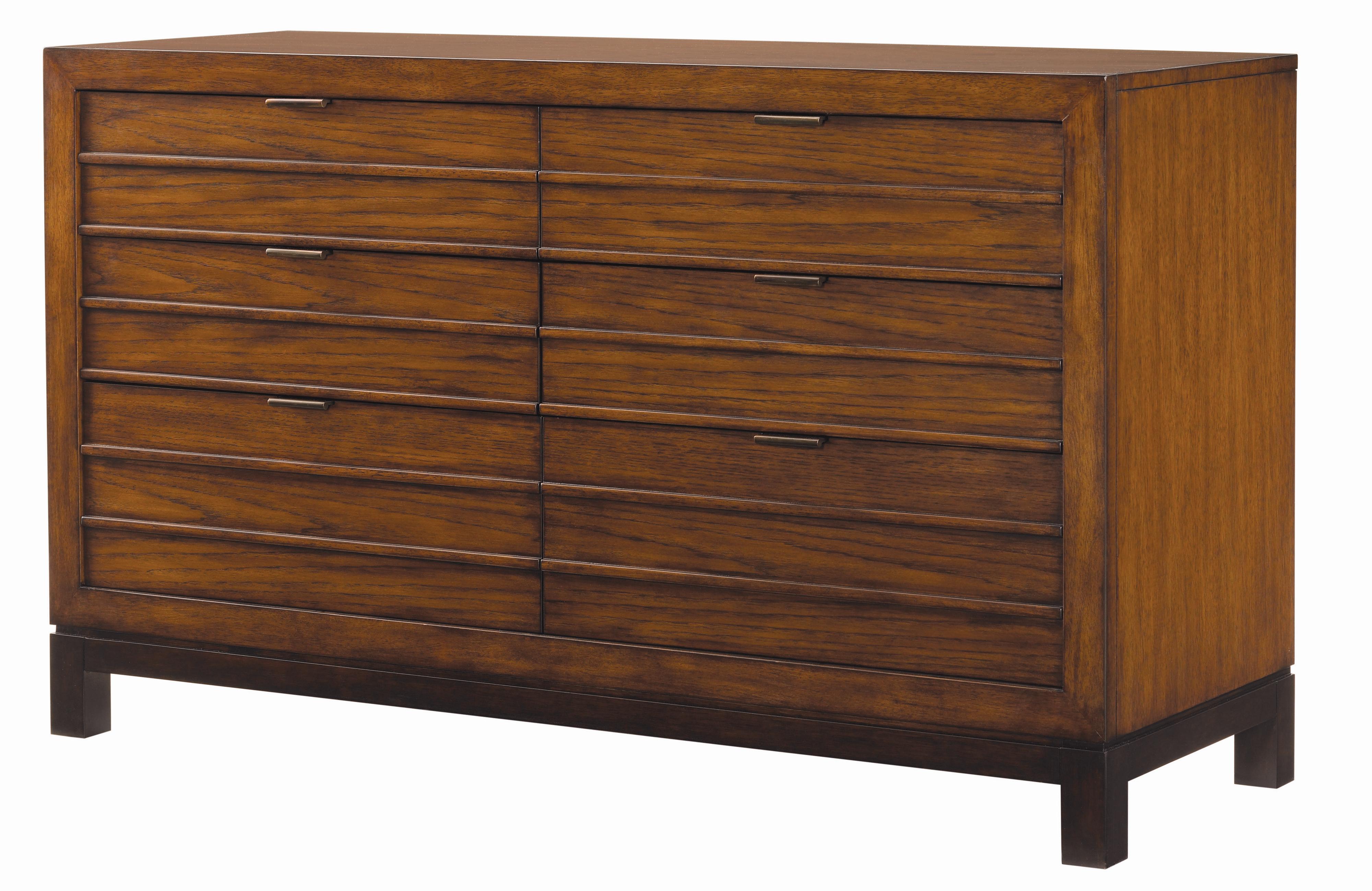 Tommy Bahama Home Ocean Club 536222 Six Drawer Palm Bay Dresser